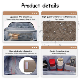 Two small makeup pouches from BOYATU travel set