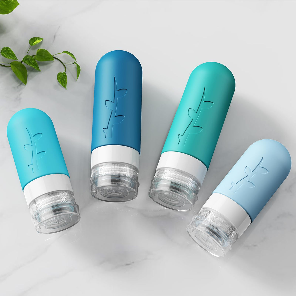 Two spray bottles 30 ml in clear design