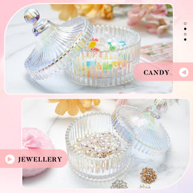 Two Tioncy powder puffs with cute bow detail
