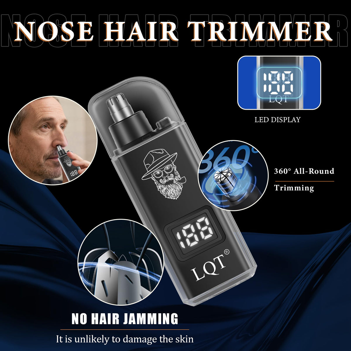 Two USB charging cables included in LQT Grooming Kit