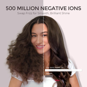 TYMO 4.0 Hair Blow Dryer Brush with hair styling demonstration