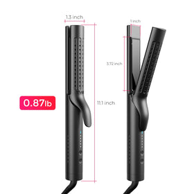 TYMO Airflow 2.0 Curling Iron Flat Iron close-up of plates