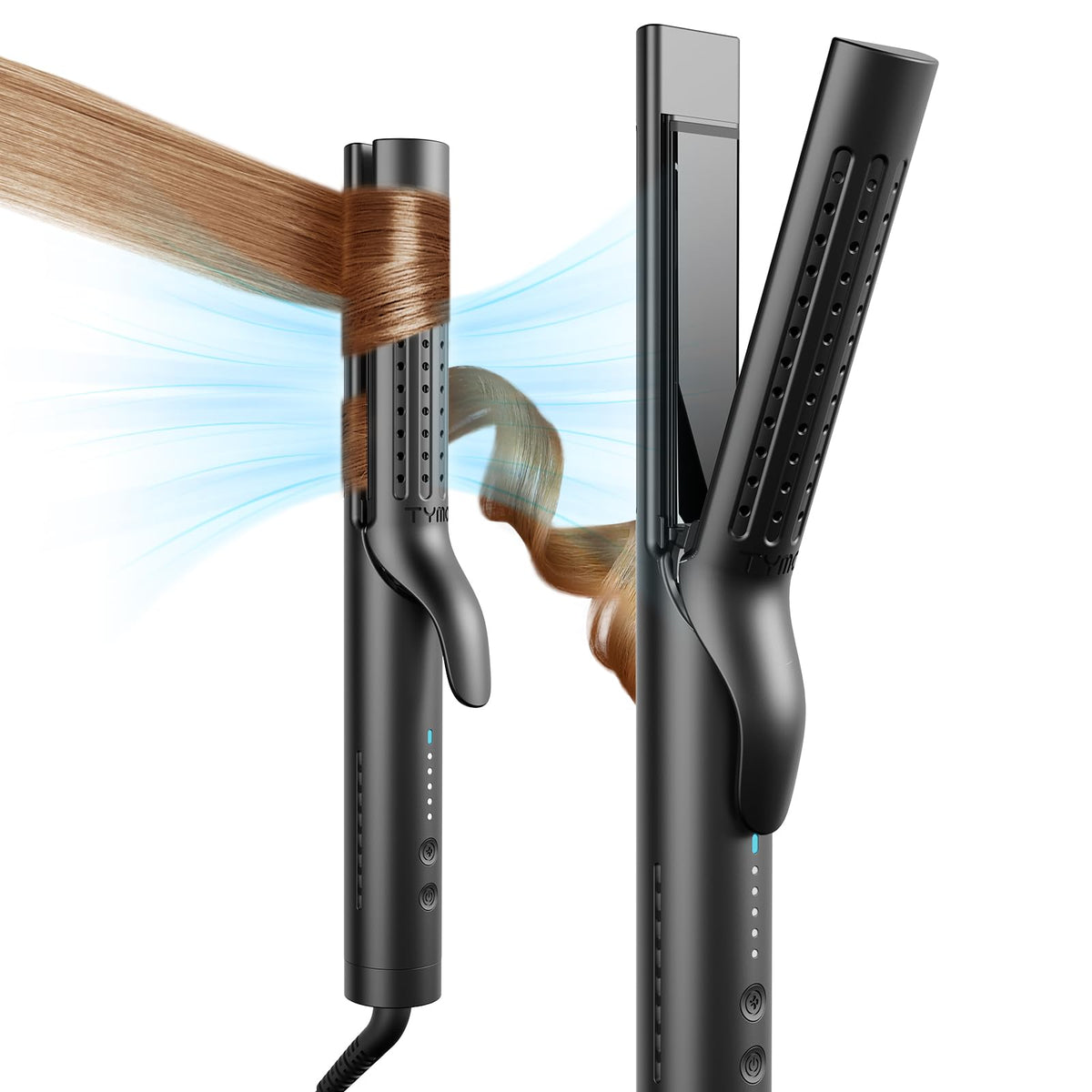 TYMO Airflow 2.0 Curling Iron Flat Iron front view