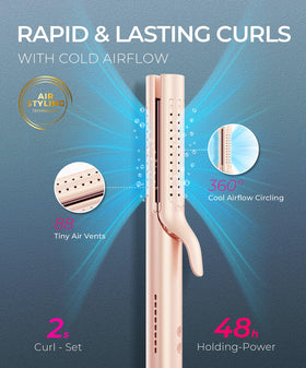 TYMO Airflow 2.0 Curling Iron Flat Iron side view