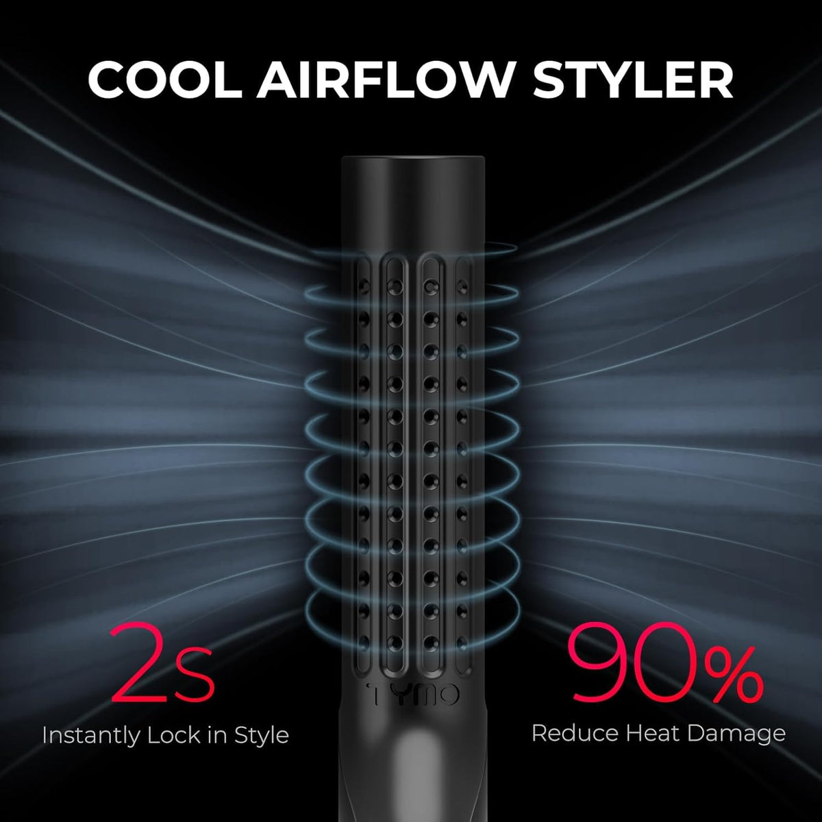 TYMO Airflow 2.0 Curling Iron Flat Iron side view