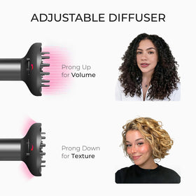 TYMO Blow Dryer side view showcasing cord length