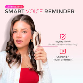 TYMO CURLGO curling iron with charger and accessories