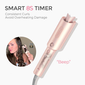 TYMO curling iron with cool-to-touch design