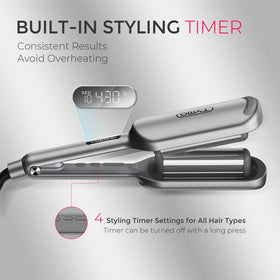 TYMO Curling Iron with settings display