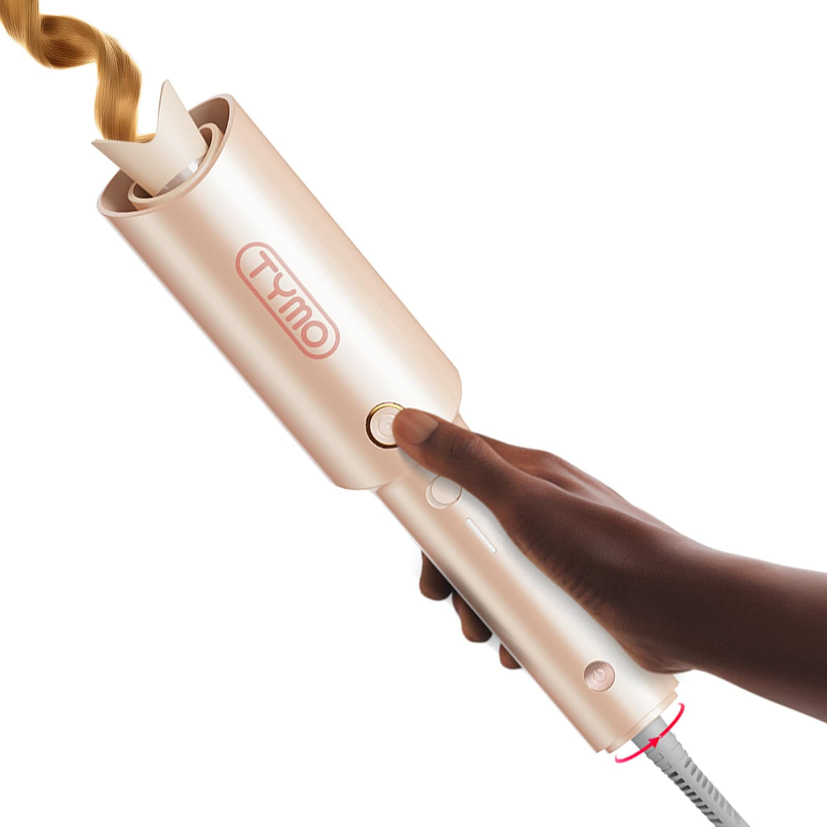 TYMO CurlPro Automatic Rotating Curling Iron front view