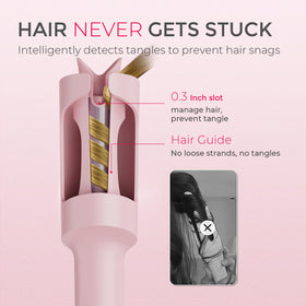 TYMO CurlPRO curling iron showcasing cool-to-touch design