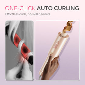 TYMO CurlPro curling iron with beach waves hairstyle