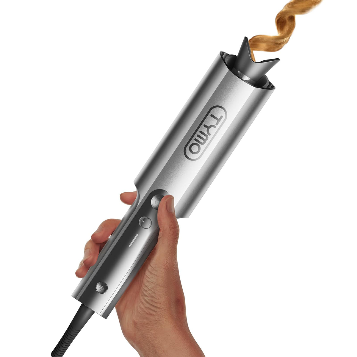 TYMO CurlPro Plus Automatic Curling Iron grey front view
