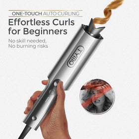 TYMO CurlPro Plus Automatic Curling Iron grey side view