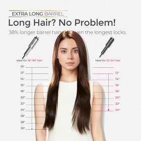 TYMO CurlPro Plus Automatic Curling Iron grey with controls