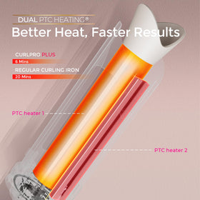 TYMO CurlPro Plus Automatic Curling Iron in use creating beach waves