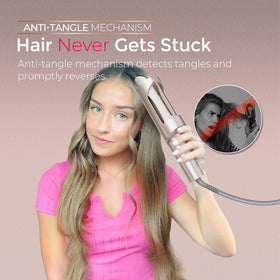 TYMO CurlPro Plus Automatic Curling Iron packaging and accessories