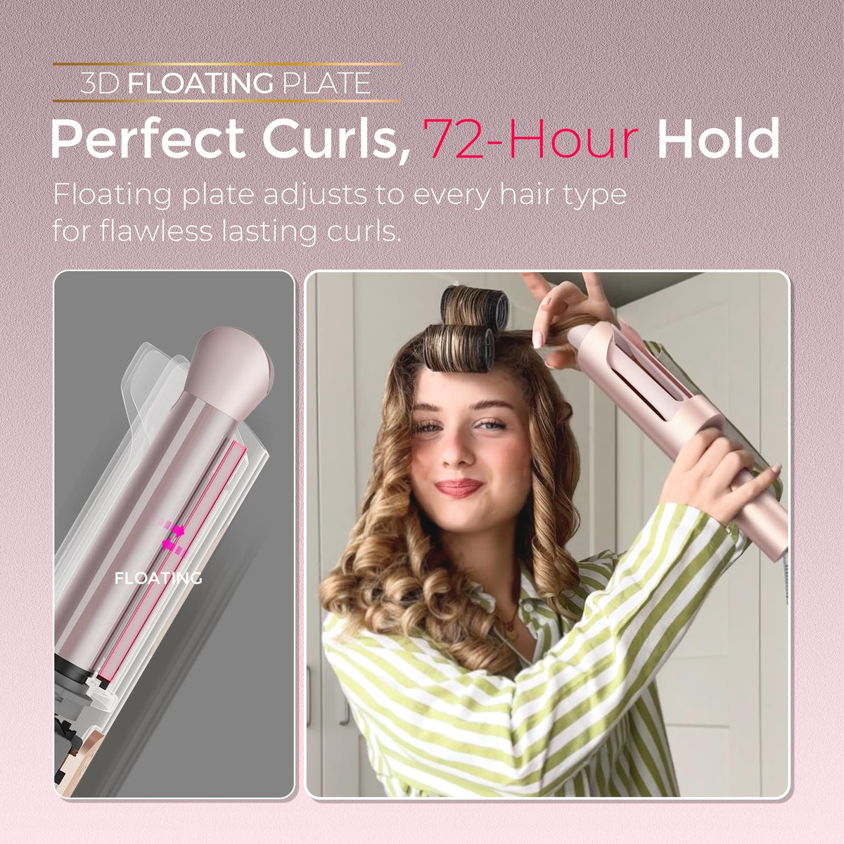 TYMO CurlPro Plus Automatic Curling Iron packaging front