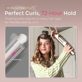 TYMO CurlPro Plus Automatic Curling Iron with packaging
