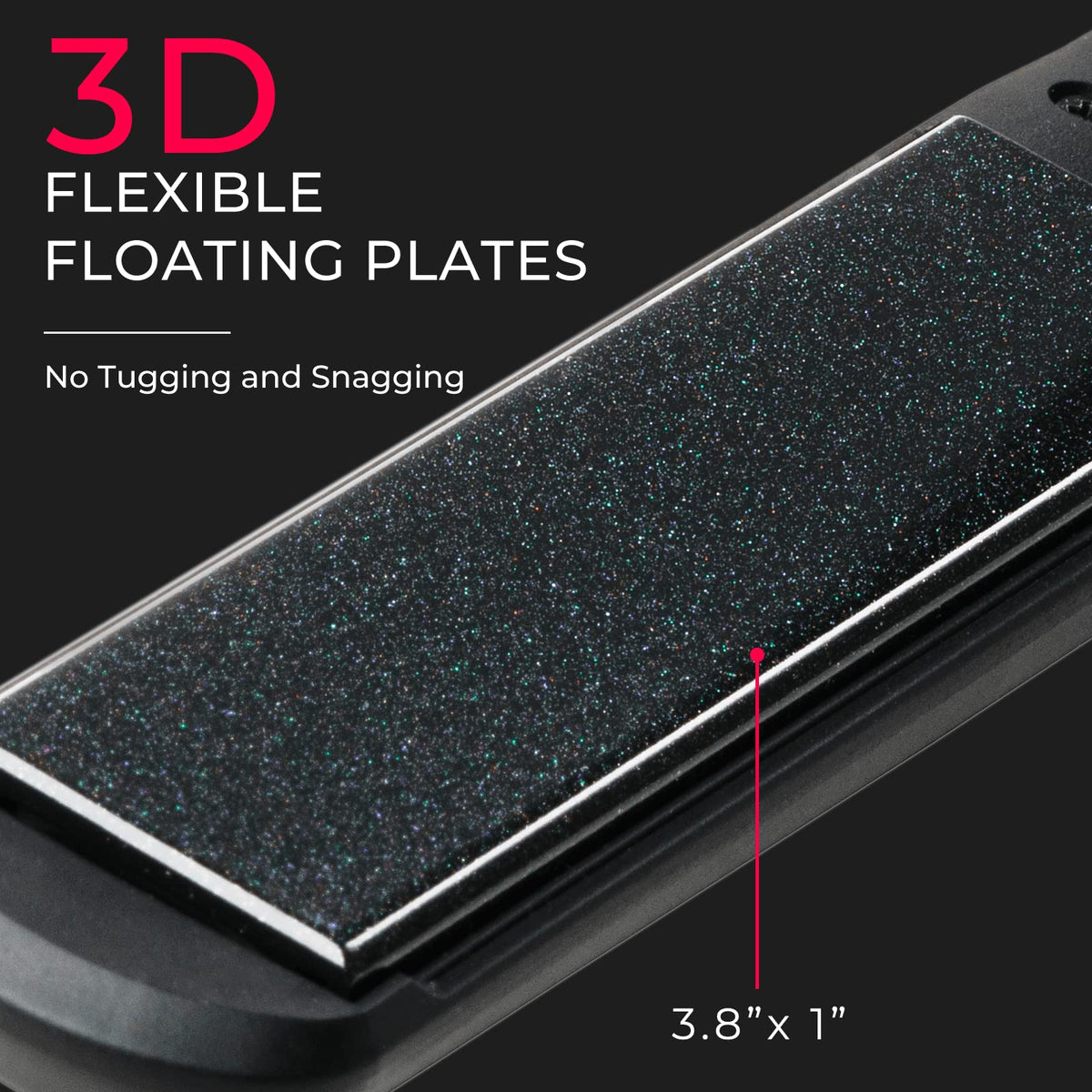 TYMO Flat Iron in travel bag for portability