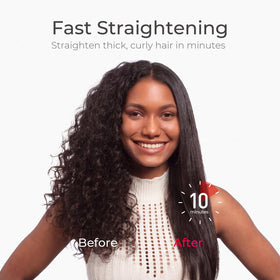TYMO Hair Straightener Brush ergonomic handle