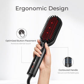 TYMO Hair Straightener Brush packaging