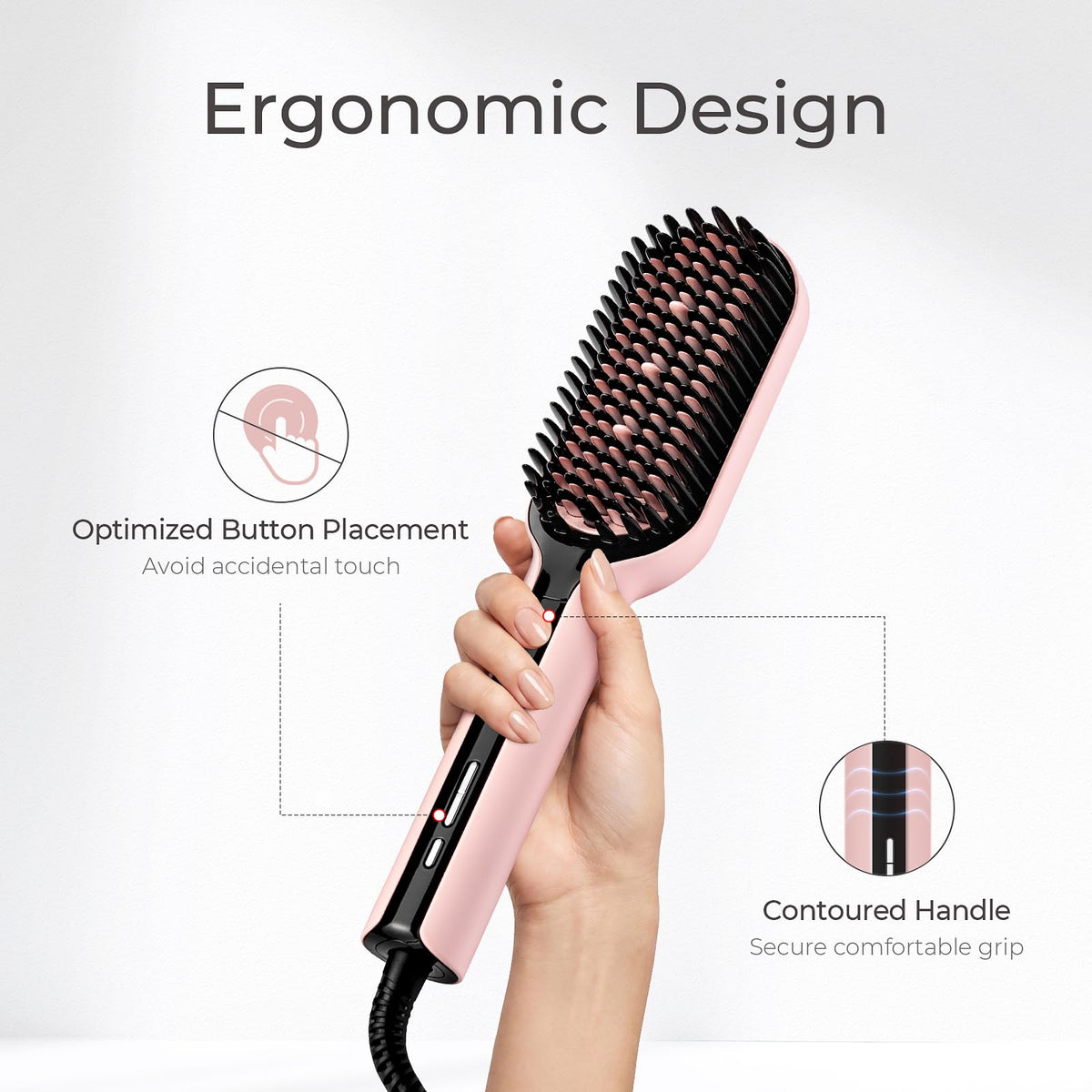 TYMO Hair Straightener Brush packaging
