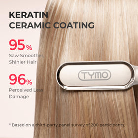 TYMO Hair Straightener Brush with included styling kit