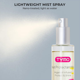 TYMO Heat Protection Spray bottle side view