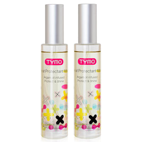 TYMO Heat Protection Spray for Hair front view, pack of 2