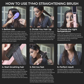 TYMO Ring Hair Straightener Brush packaging view