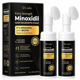 UAUKO Minoxidil Foam front view with packaging