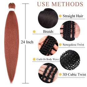 Ubeleco braiding hair in a crochet braid style