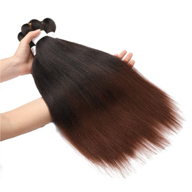 Ubeleco braiding hair in hot water setting for styling