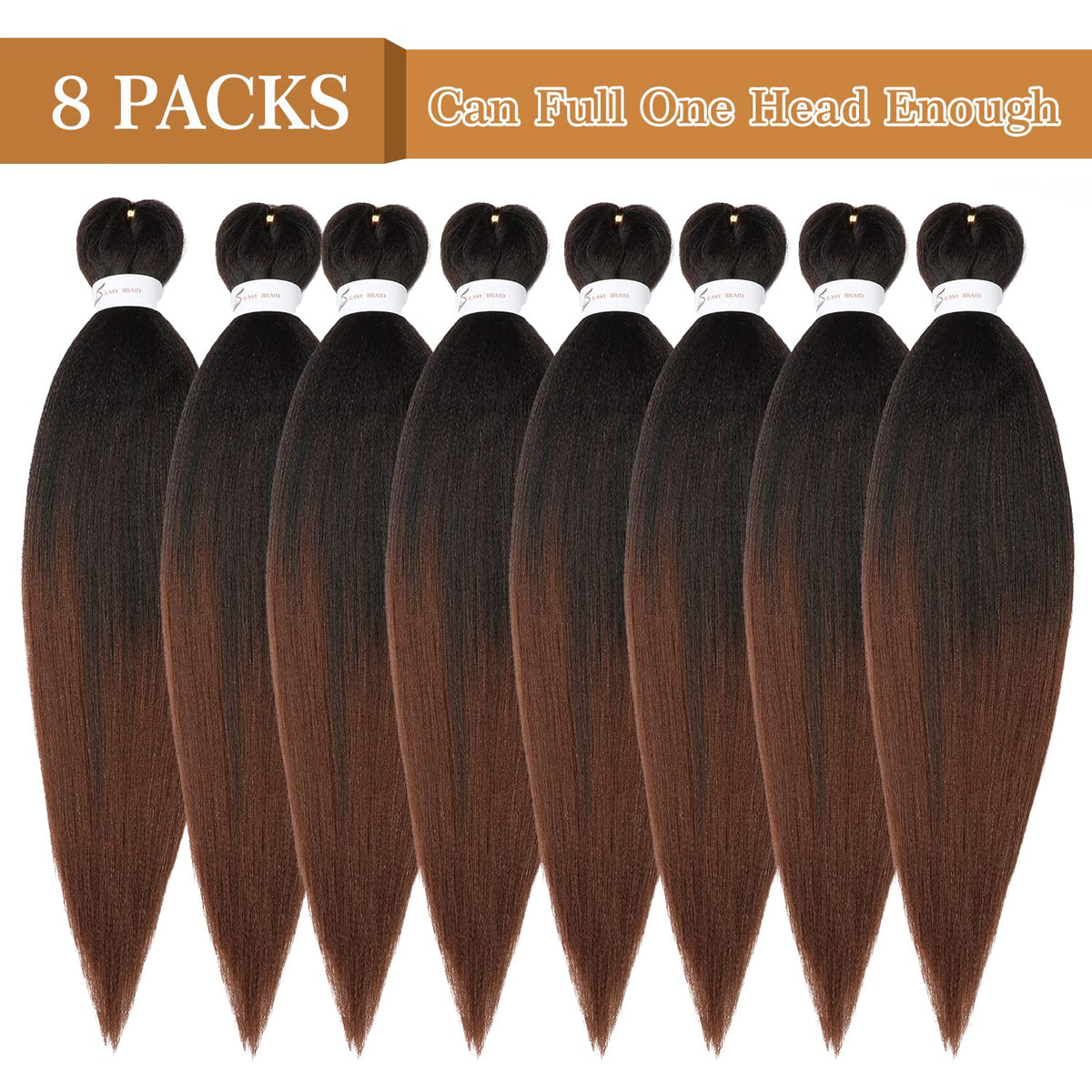 Ubeleco braiding hair packaging and details