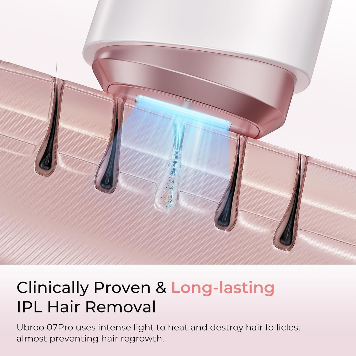 Ubroo IPL device packaging