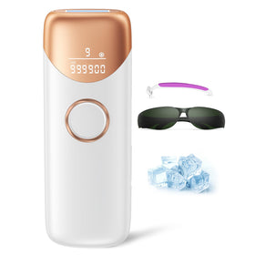 Ubroo Laser Hair Removal Device front view with ice cooling feature
