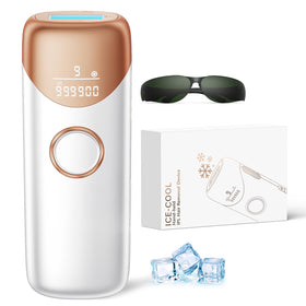 Ubroo Laser Hair Removal Device front view with ice cooling feature
