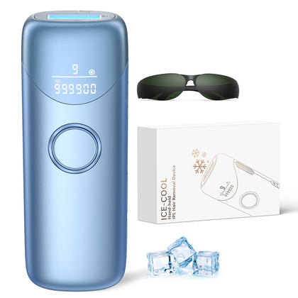 Ubroo Laser Hair Removal Device front view with ice cooling technology