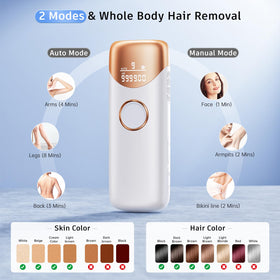 Ubroo Laser Hair Removal Device with included goggles and shaver