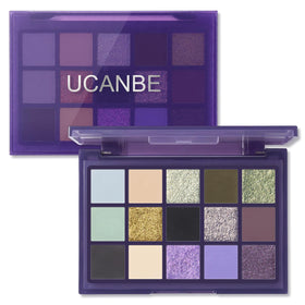 UCANBE 15 Color Eyeshadow Palette front view showcasing shades