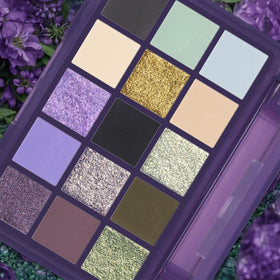 UCANBE 15 Color Eyeshadow Palette with makeup brushes