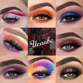 UCANBE 15 purple makeup brushes set