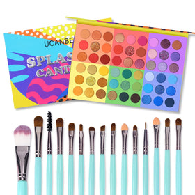 UCANBE 54 Colors Splashy Candies Eyeshadow Palette front view