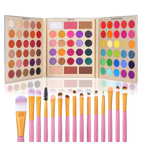 UCANBE 86 Colors Eyeshadow Palette front view with vibrant shades