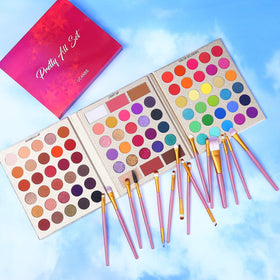 UCANBE 86 Colors Eyeshadow Palette open showing all colors