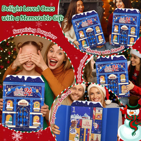 UCANBE advent calendar displayed with holiday decorations