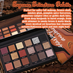 UCANBE eyeshadow palette open displaying all colours