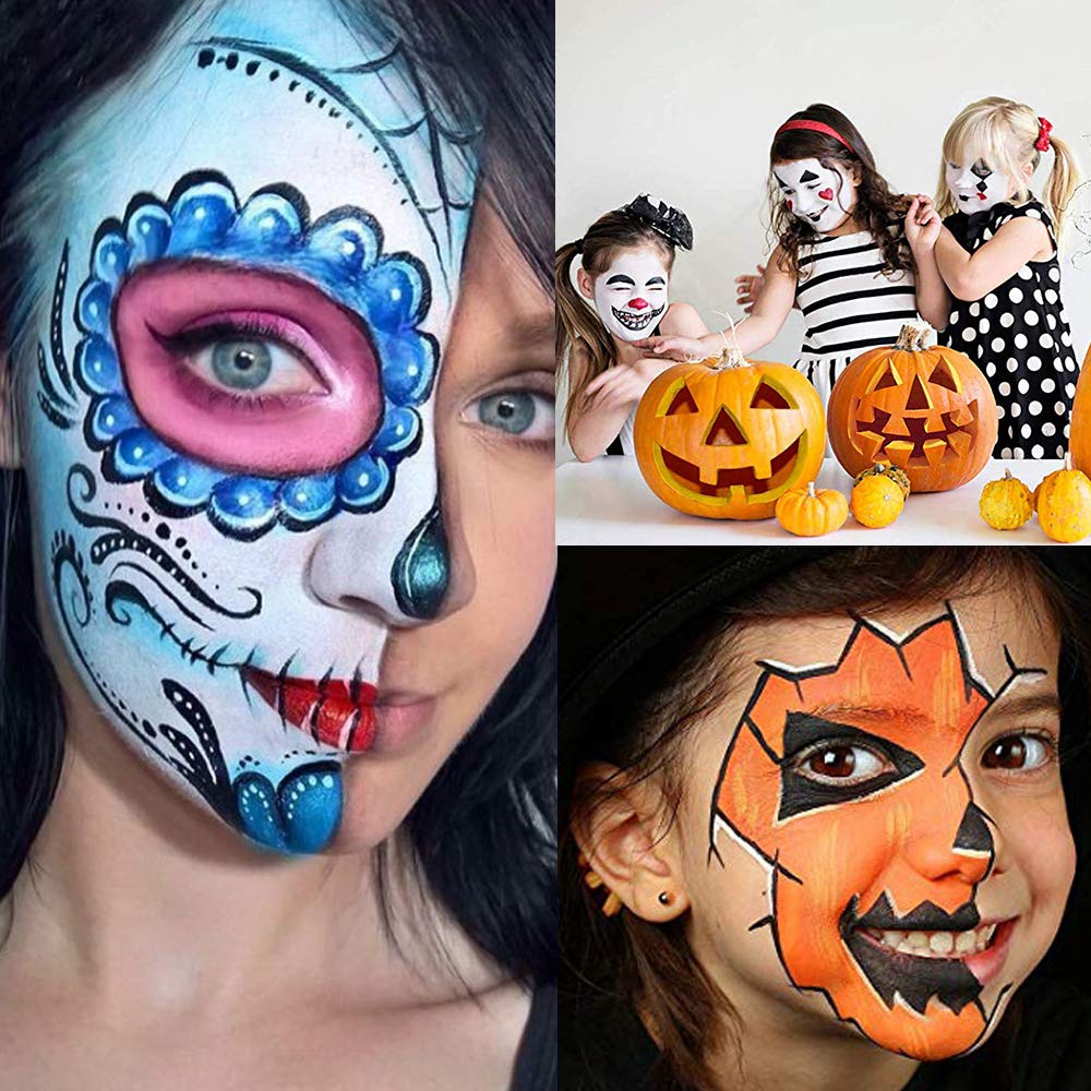 UCANBE Face Body Paint Oil Palette packaging display