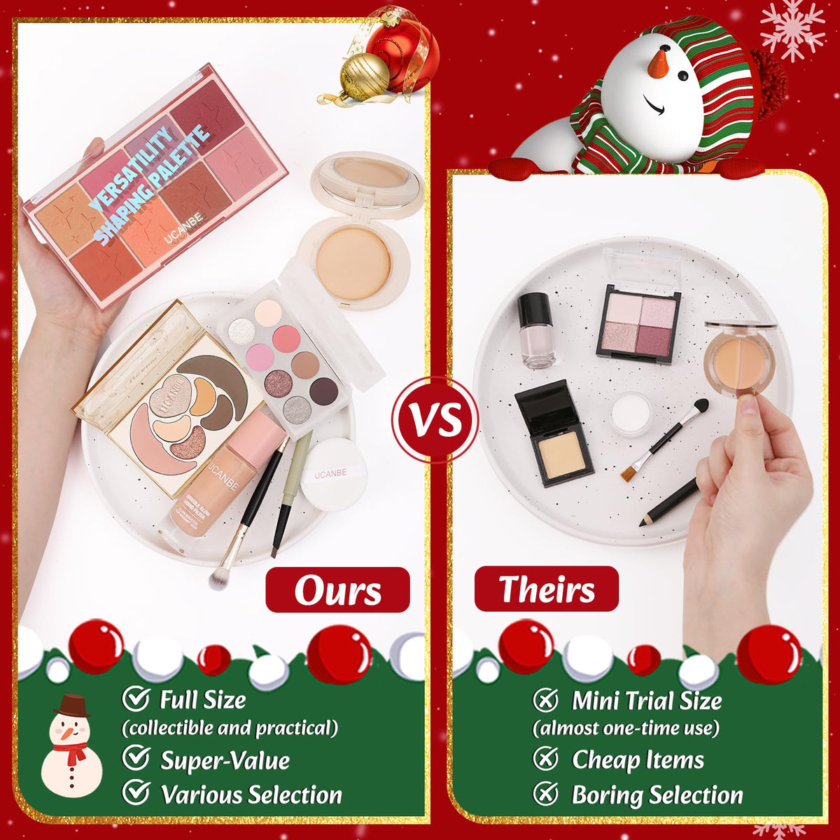 UCANBE Luxury Makeup Advent Calendar 2026 packaging details